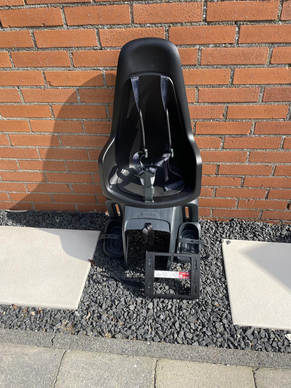 Fietstoeltje achter bobike met kliksysteem