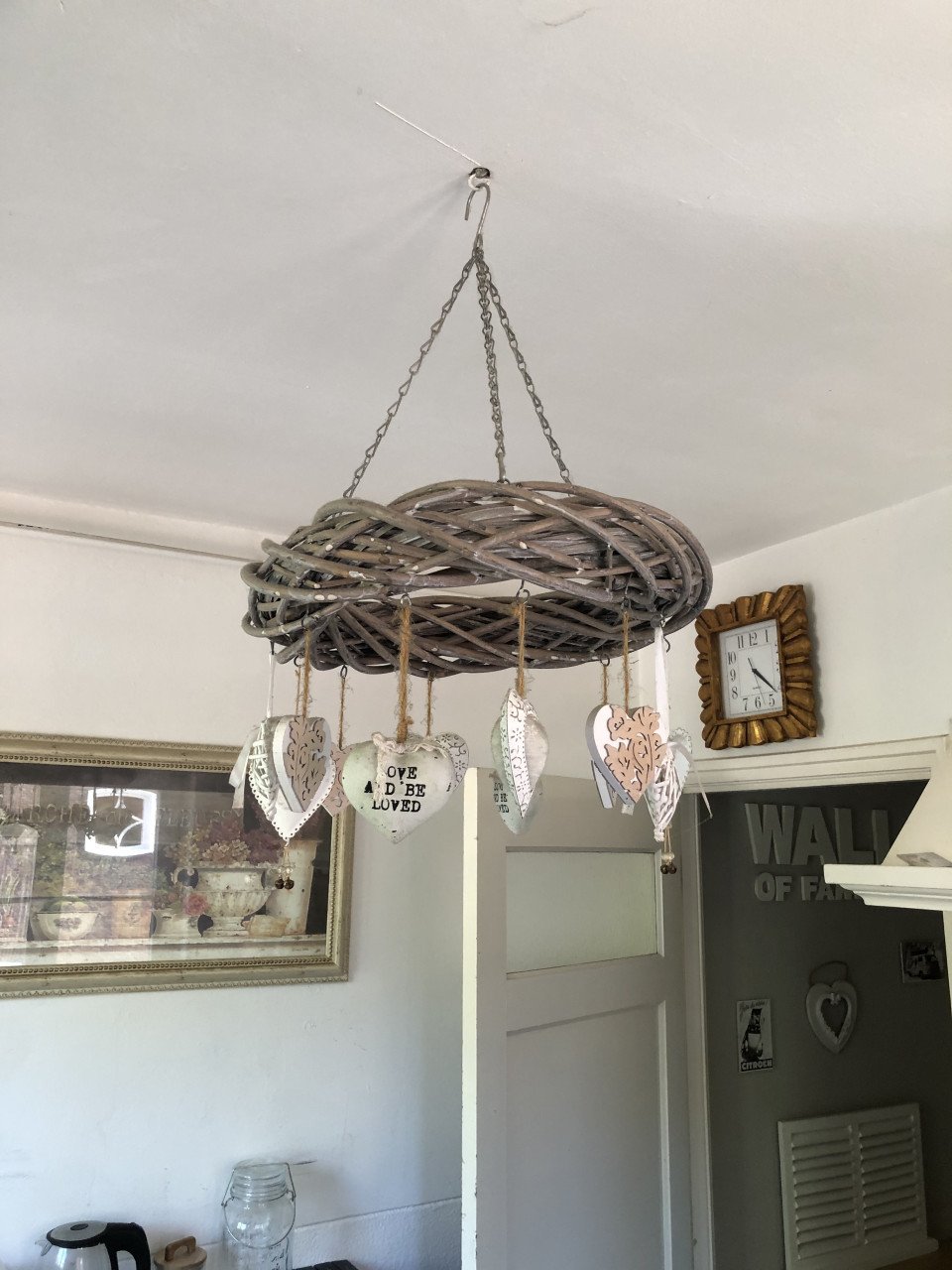 Leuke krans met decoratie