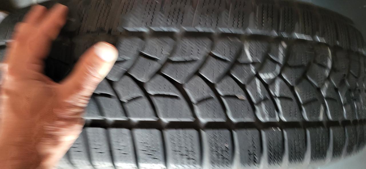 4 stuks velgen+Banden