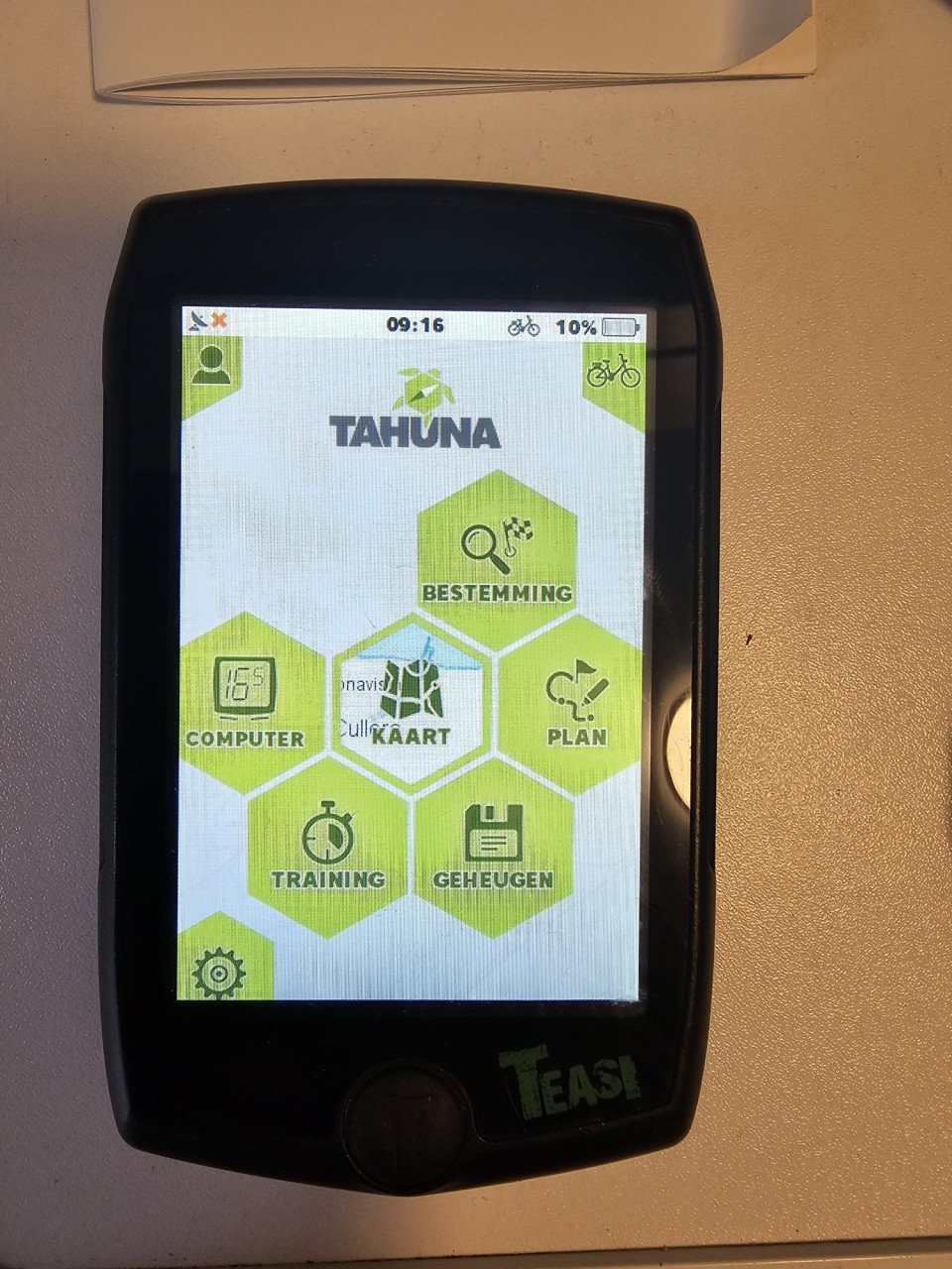 TEASI fietsnavigatie