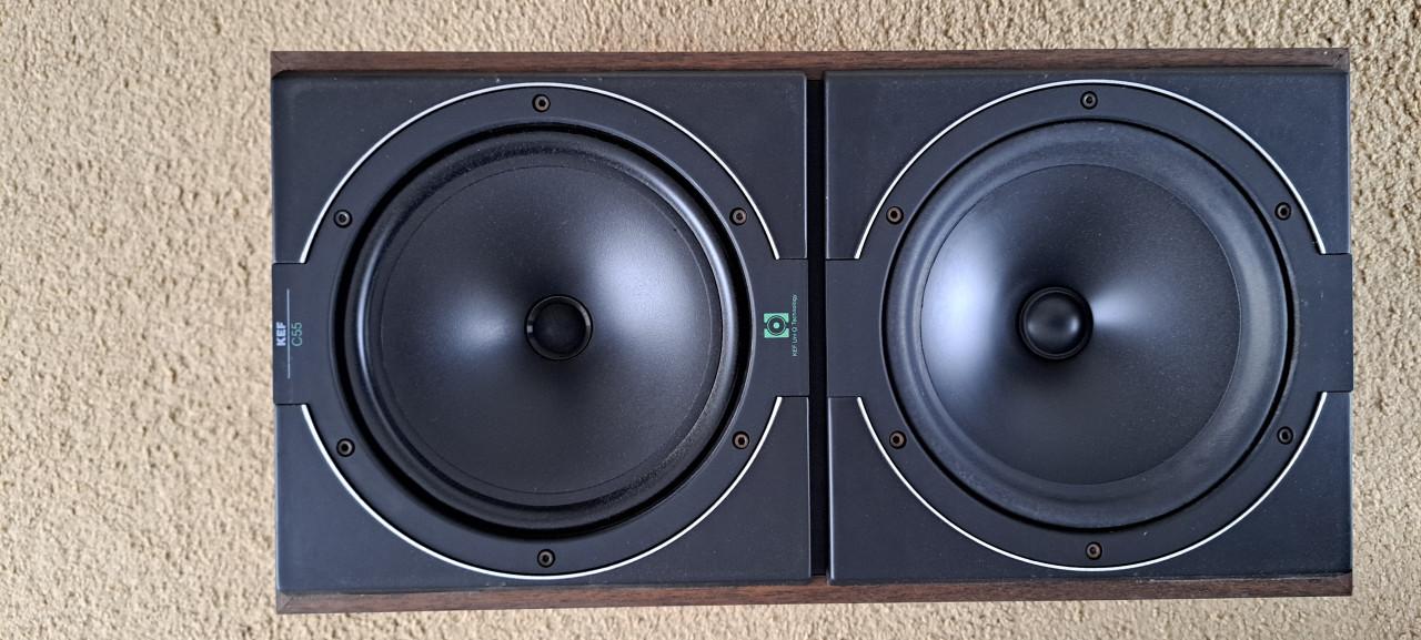 KEF c55 luidsprekers boxen