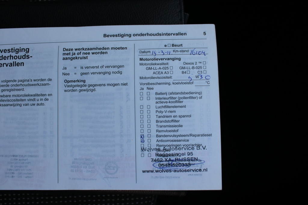 Opel Zafira met 1 jaar apk 1.8 cosmo