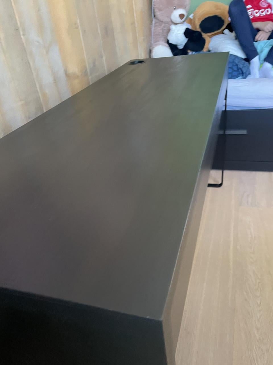 IKEA MICKE Bureau, zwart, 142x50 cm