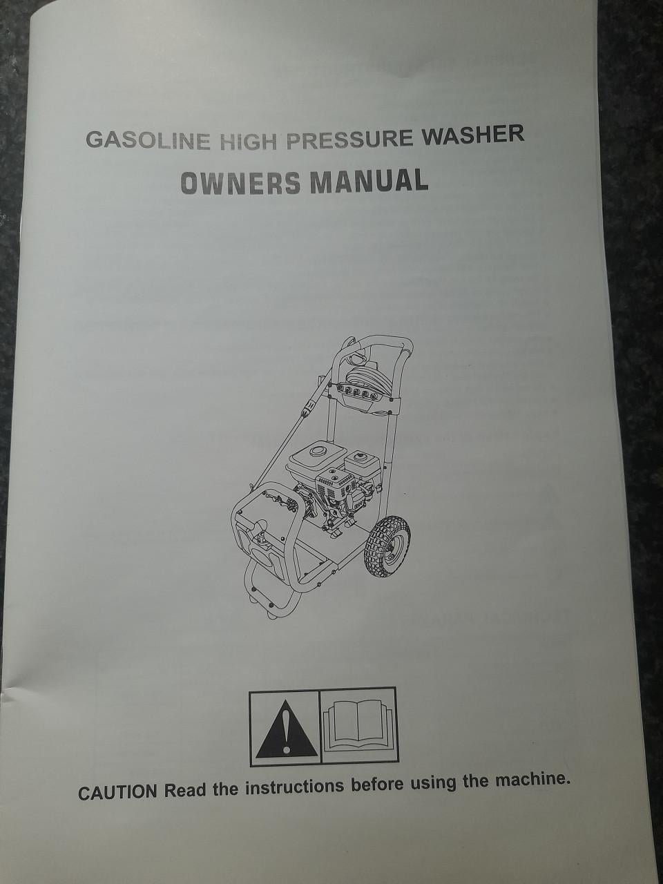 Gasoline high pressure washer (NIEUW)  Nieuw in doos