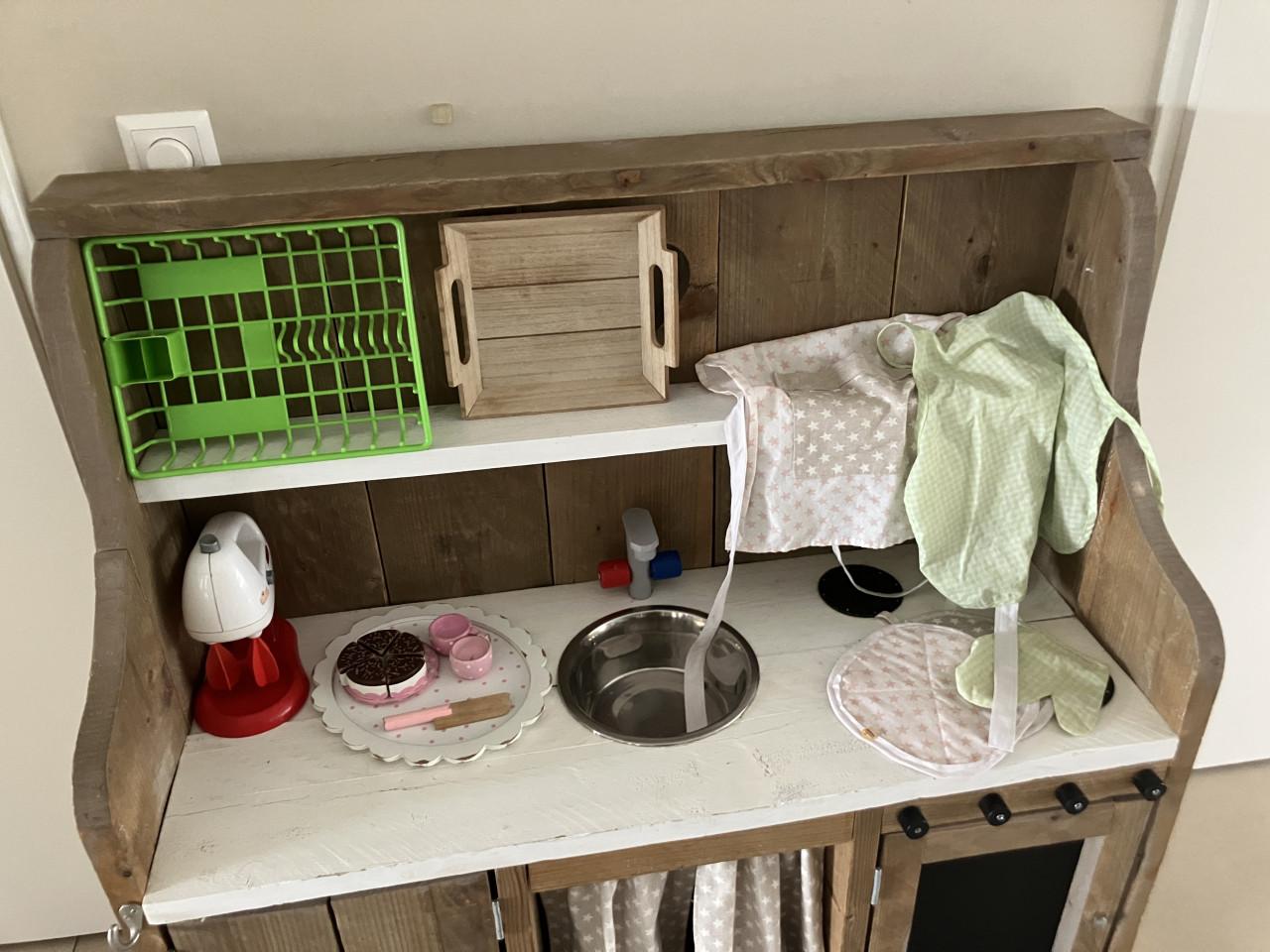 Speelgoedkeuken steigerhout