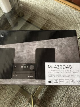 Kenwood radio/cd-speler DAB+, nieuw in doos
