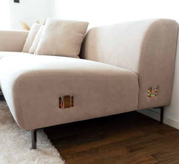 Nieuwe bank (B x H x D): 344 x 74 x 100 -178 cm