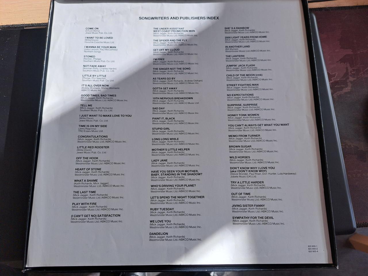 THE ROLLING STONES SINGEL COLLECTION OP 3 CD'S