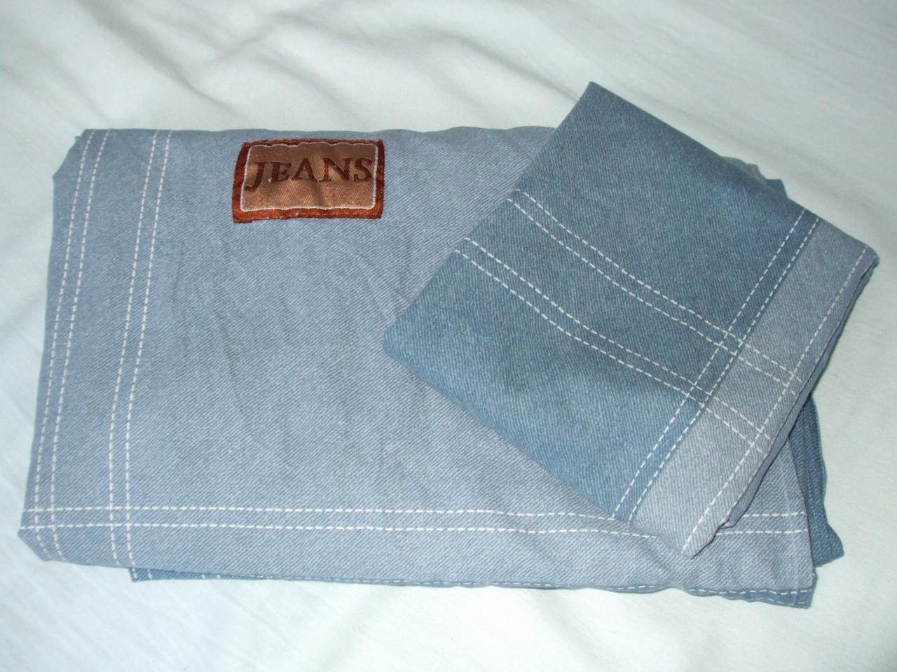 Te koop lakenset "denim".(z.g.a.n.).