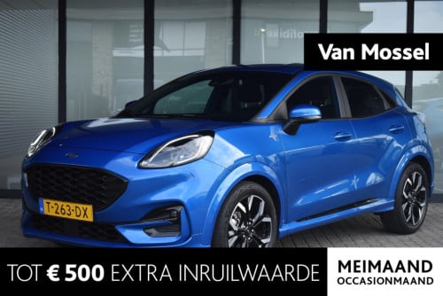 Ford Puma 1.0 ecoboost hybrid st-line | half-leder | navigatie | apple carp