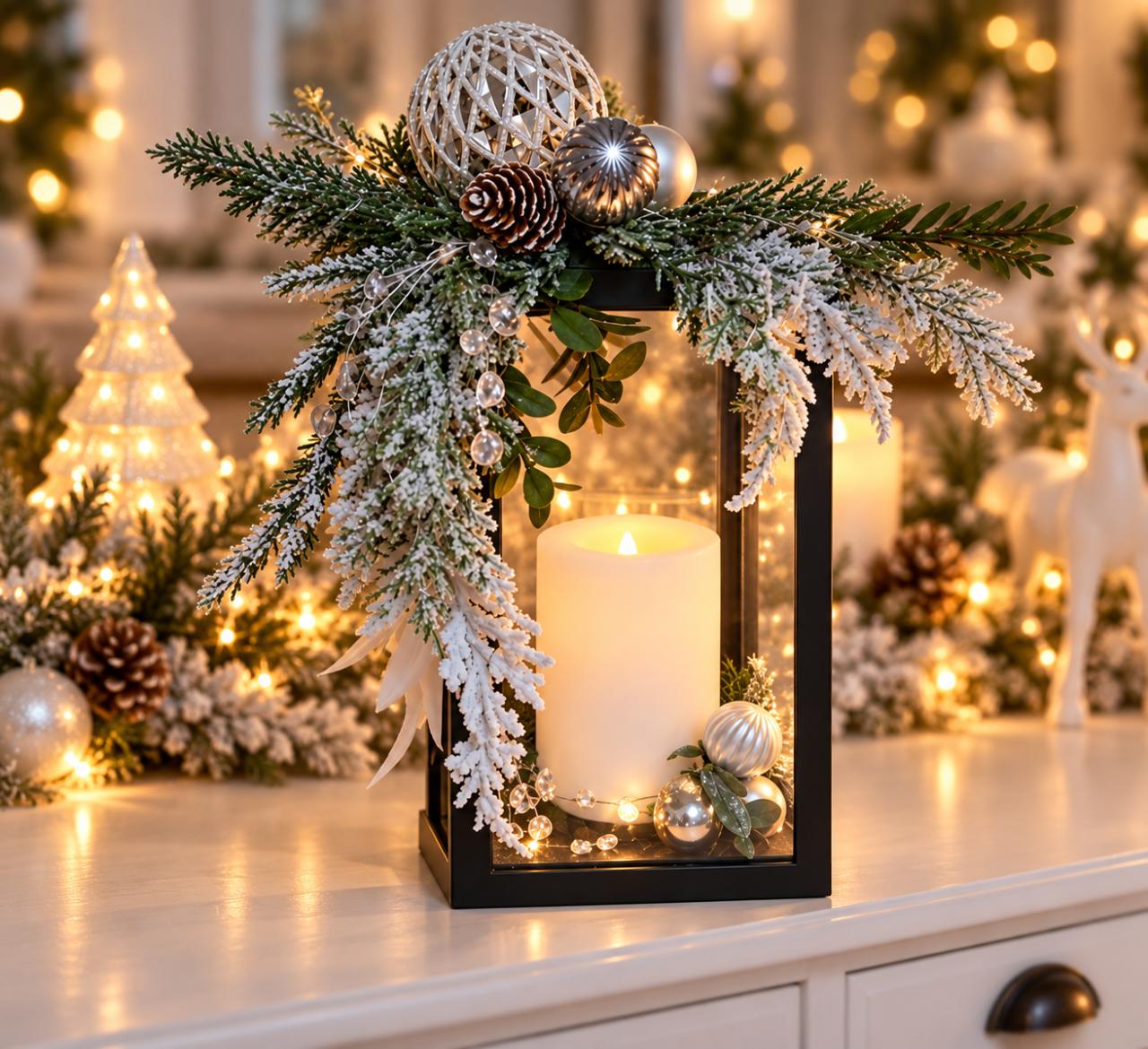 Diverse kerststukjes