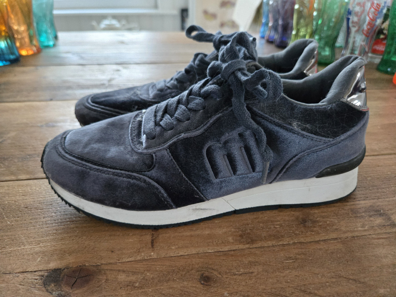 Mustang dames sneakers blauw maat 38