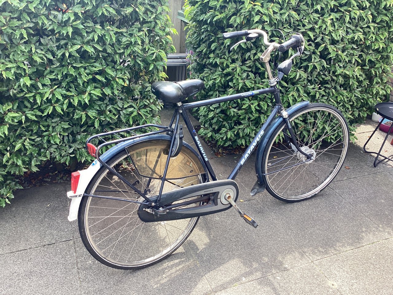 Gereserveerd: Oudere degelijke stationsfiets, Batavus.