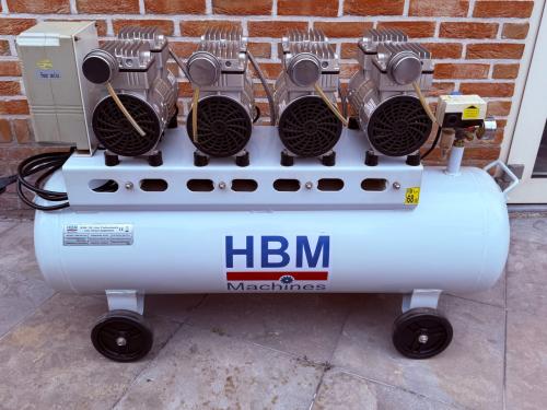 Proffessionele geluidsarme HBM compressor slechts enkrle keren gebruikt.