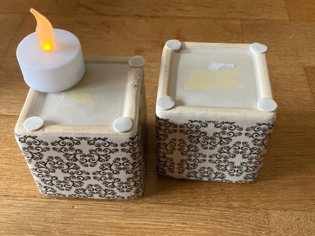 Twee kleintjes keramiek