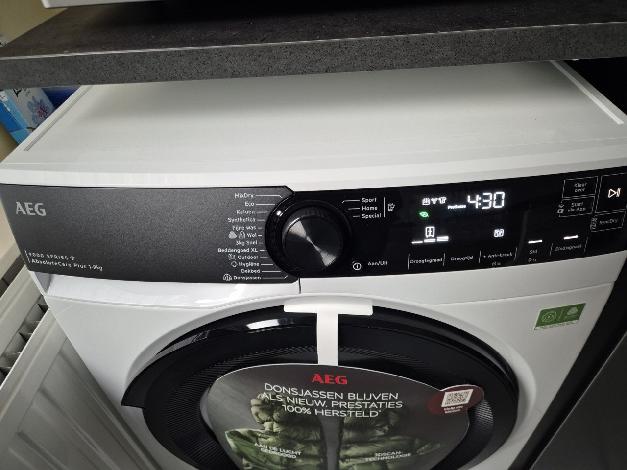 -NIEUW- AEG TR968B4C warmtepompdroger