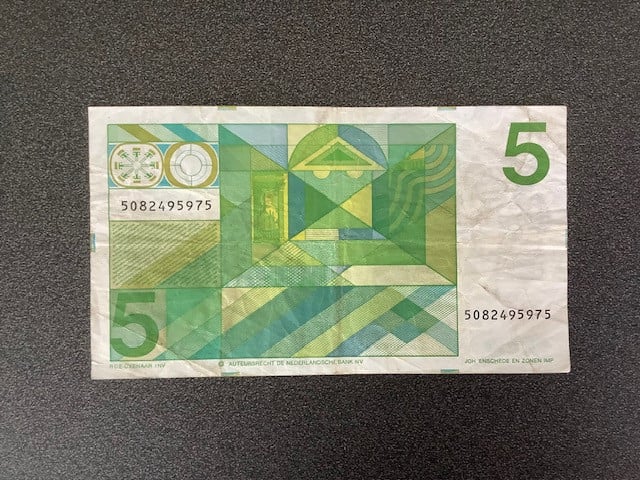 Nederland , 5 gulden 1973 Vondel II.