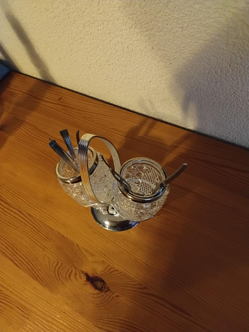 Verzilverd lepel vaasje