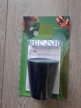 Yahtzee, Op te halen voor 3 EURO