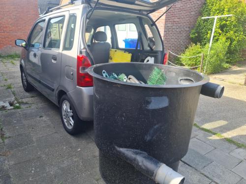 Gratis vijverfilter