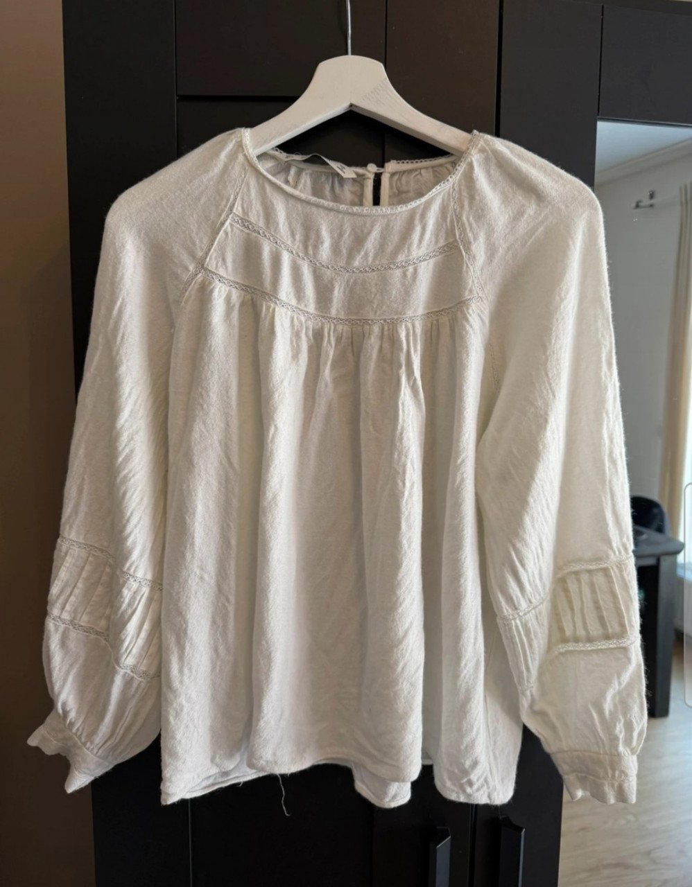 Witte blouse Zara maat 40