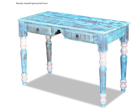 Houten bureau  gerecycled
