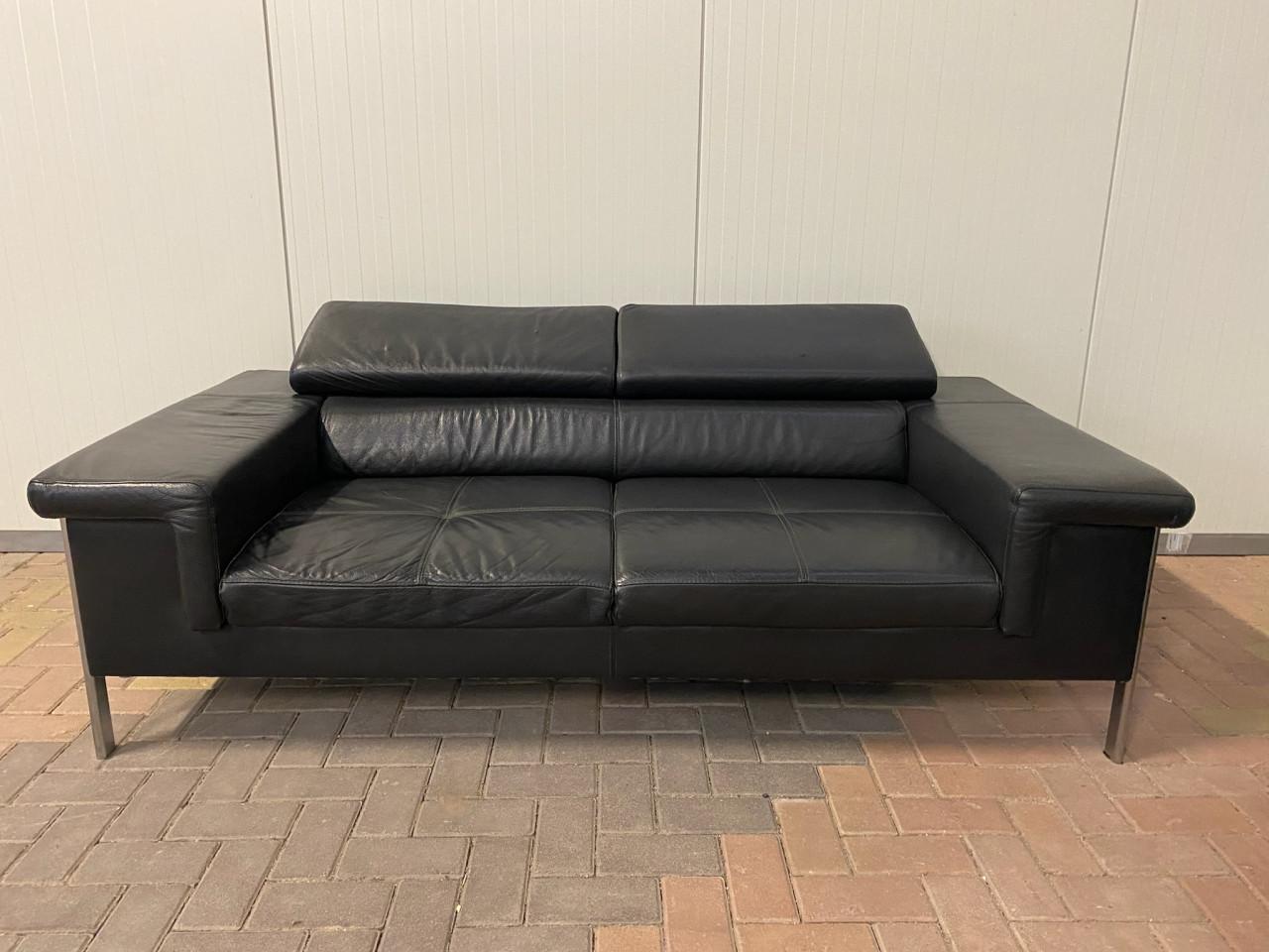 GRATIS LEVERING HEEL NL Montel Leer Bankstel 3 + 2,5 Zits