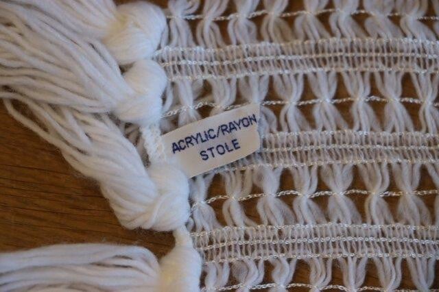 Stola – omslagdoek - sjaal Euro 10,00 Breedte: 42 cm Lengte: 150 cm
