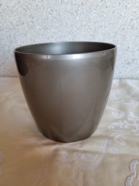 Kunststof sierbloempot van Elho, hoogte 15 cm
