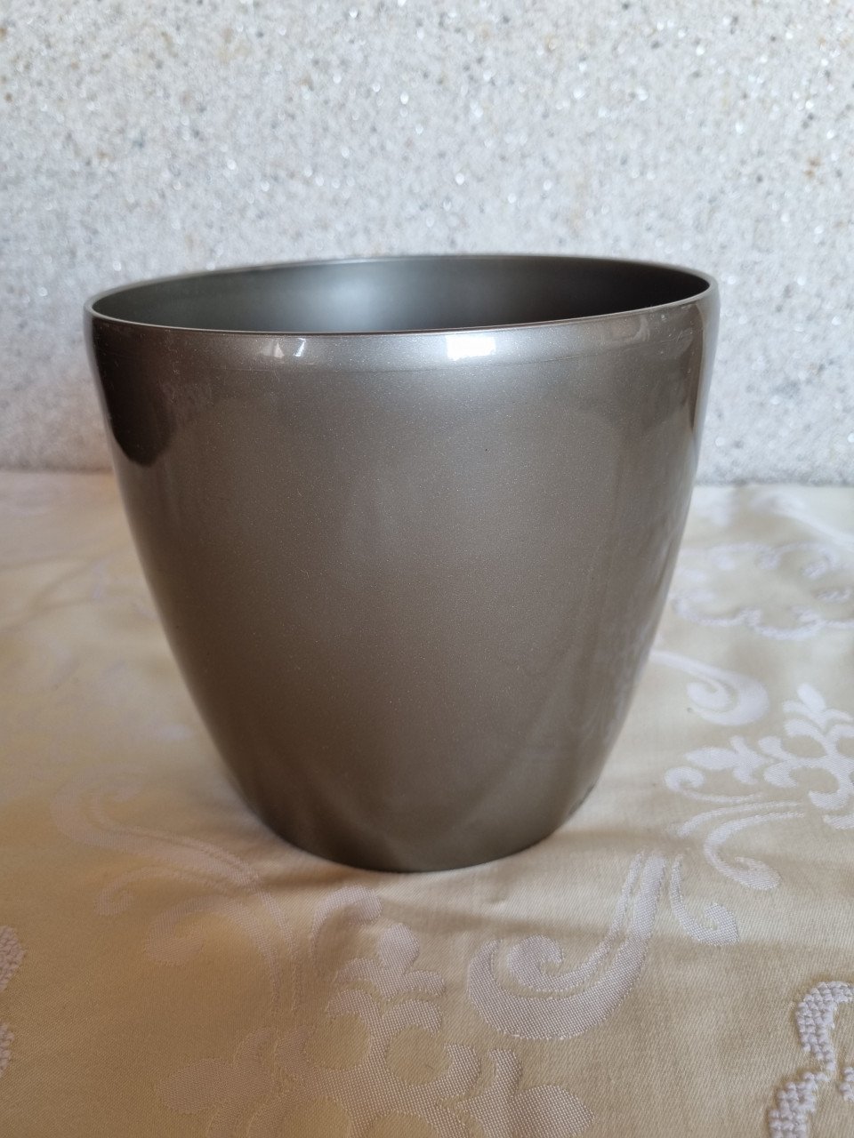 Kunststof sierbloempot van Elho, hoogte 15 cm