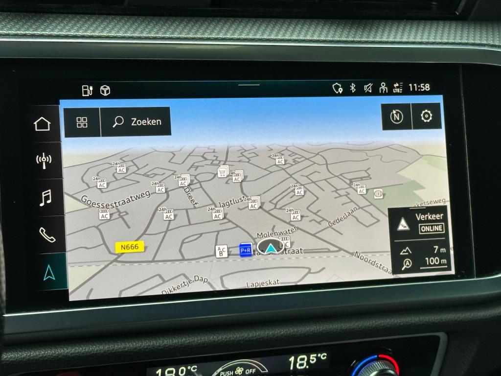 Audi Q3 sportback 45 tfsi e s-line | camera | black optiek | dode hoek | ke