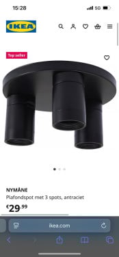 Gratis, mooie lamp