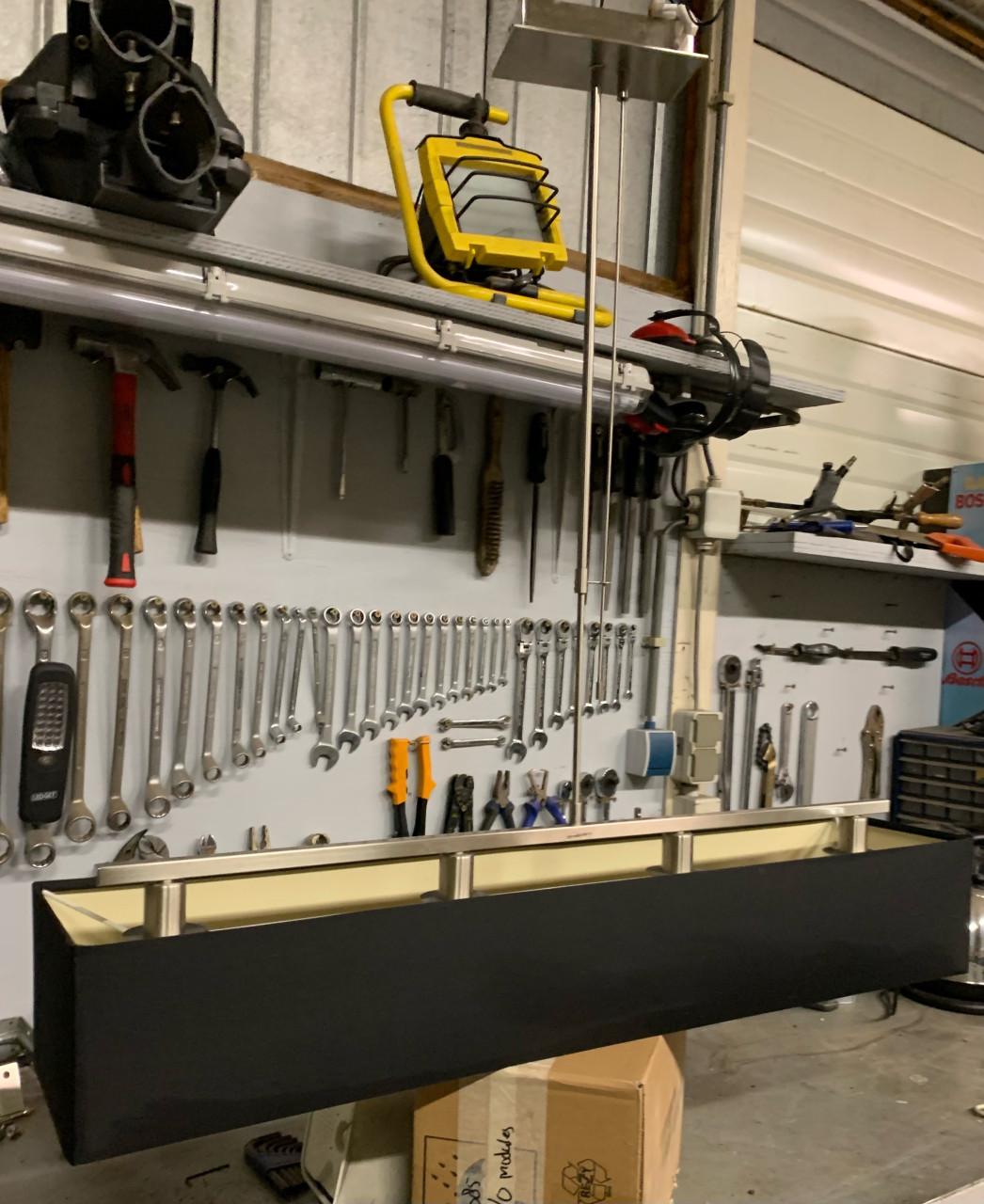 Hanglamp eettafel 95x20cm 4L