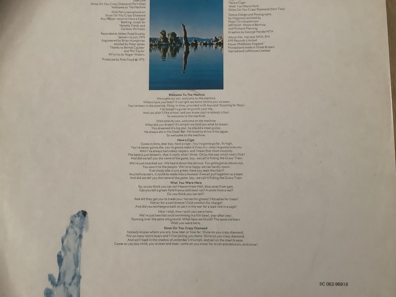 LP Pink Floyd - Wish you where here