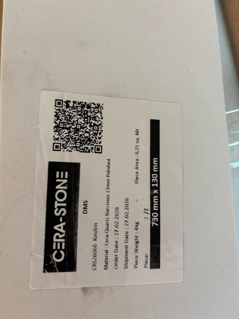 Vensterbank/spatrand composiet