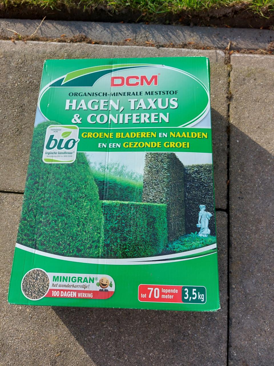 Bemesting voor hagen, taxus en coniferen