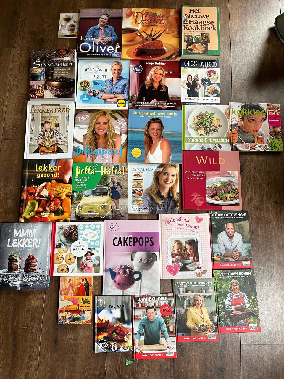 Verschillende kookboeken
