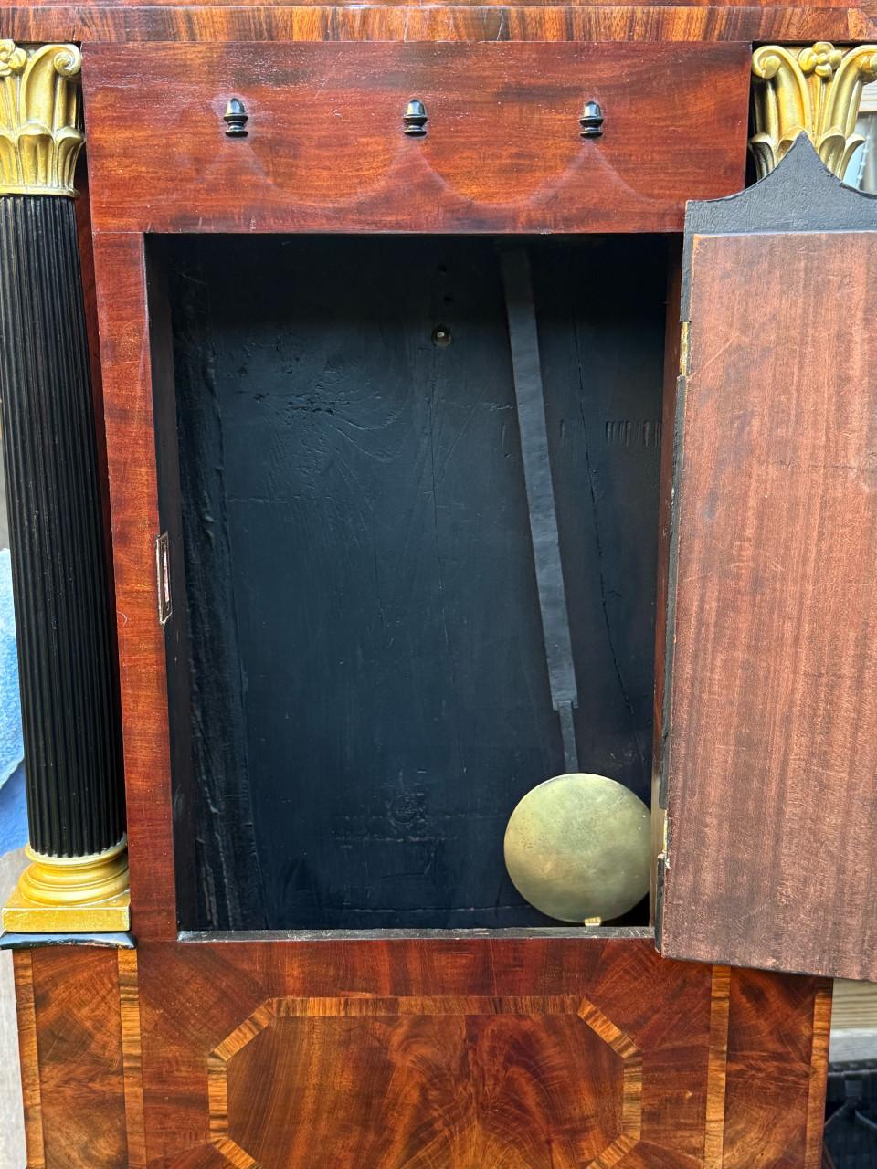 Zeer mooie zeer grote Engelse grandfather klok 19e eeuws