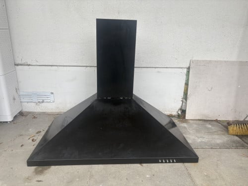 Afzuigkap 90 cm zwart