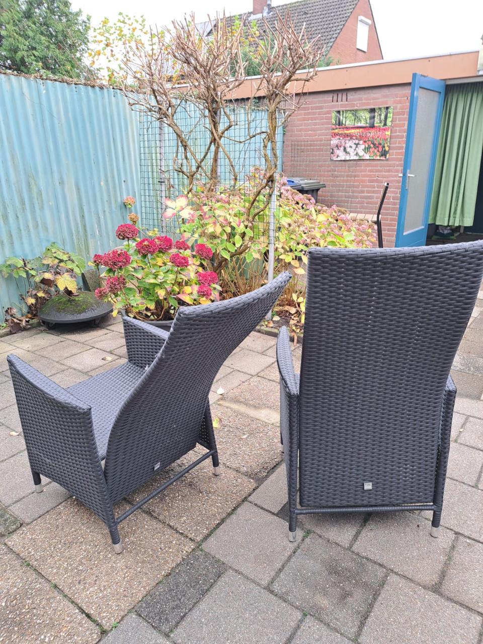 Tuinstoelen met verstelbare rugleuning