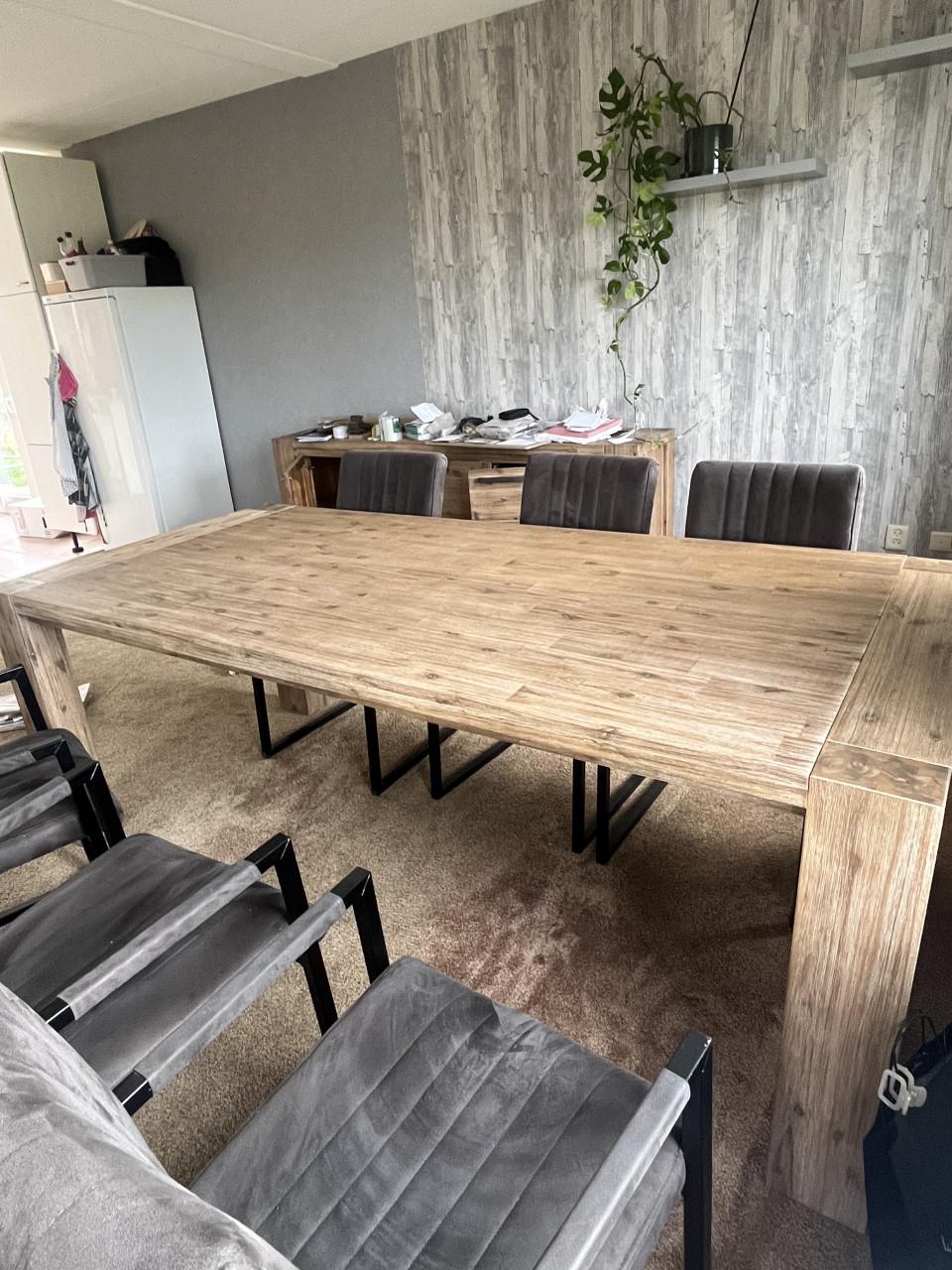 Meubelset massief hout