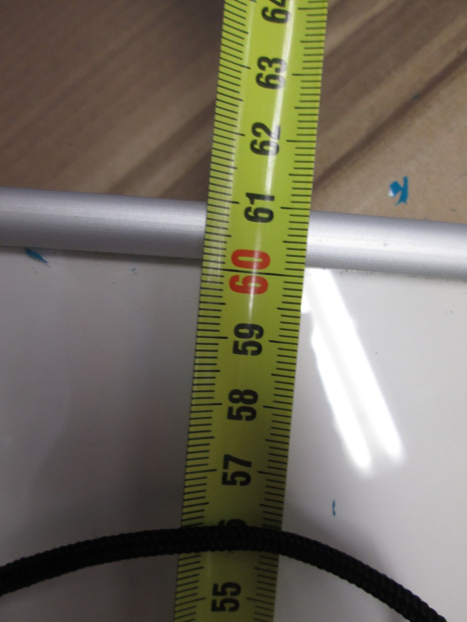 Wissellijsten rvs  totaal 7 stuks 61 x 41 cm als nieuw