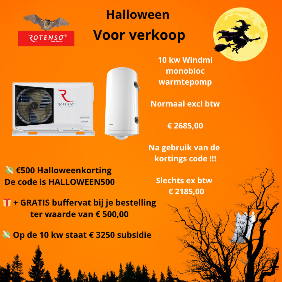 Warmtepomp kostprijs is lager dan de subsidie + gratis buffervat