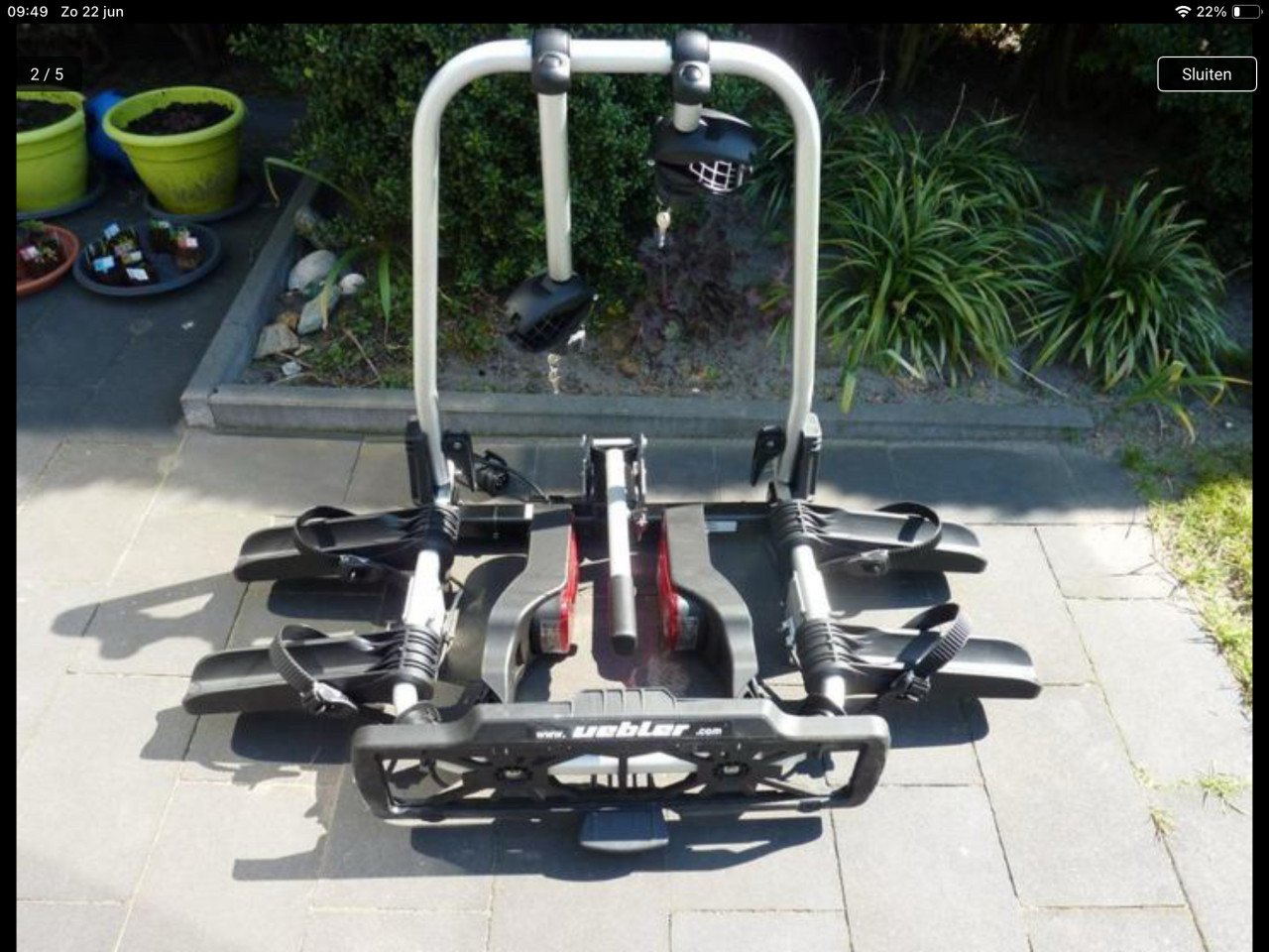 Uebler X21 fietsendrager