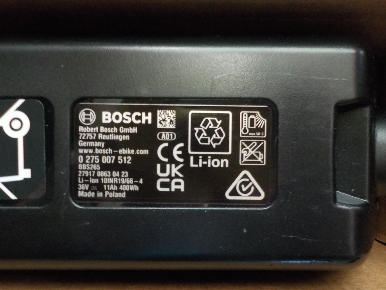 Accu Bosch Powerpack 400 Wh