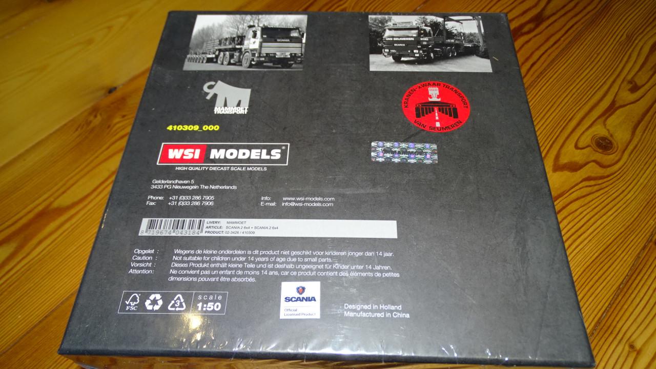 Mammoet van Seumeren Scania 142 V8 Set WSI nieuw in OVP