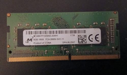 8gb ddr4 laptopgeheugen
