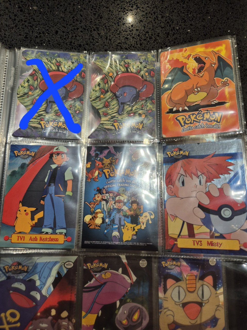 Oude pokemon verzameling 1999