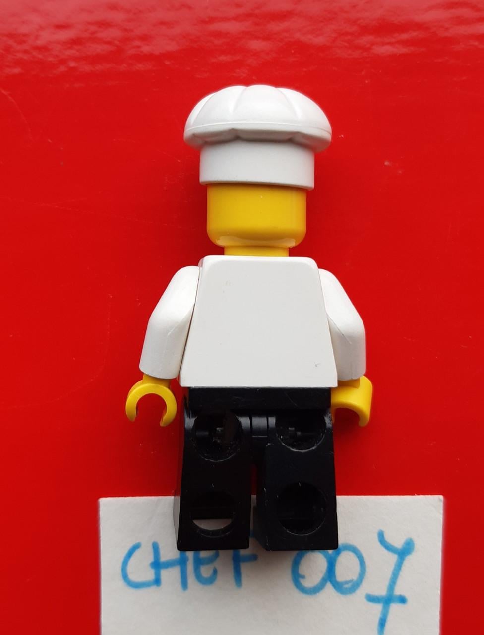 LEGO minifiguur: Dr. Charles Lightning met rugzak Of  kok, bakker, chef