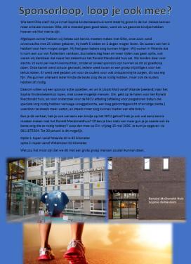 Sponsorloop, loop je ook mee?